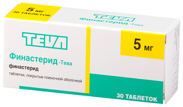 Финастерид-Тева таб. п/о 5мг N30 (Р)#