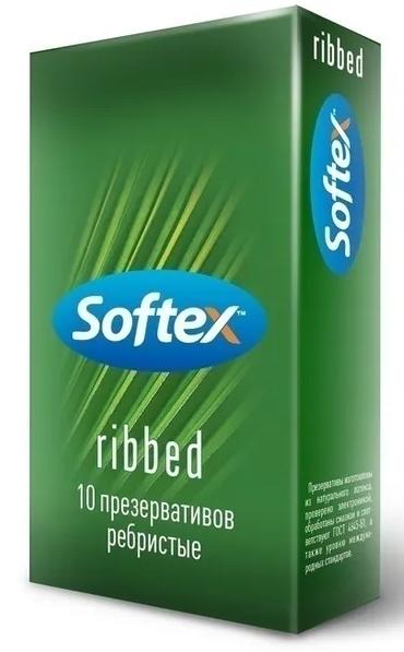 Презервативы Softex Ribbed (ребристые): 10 шт.