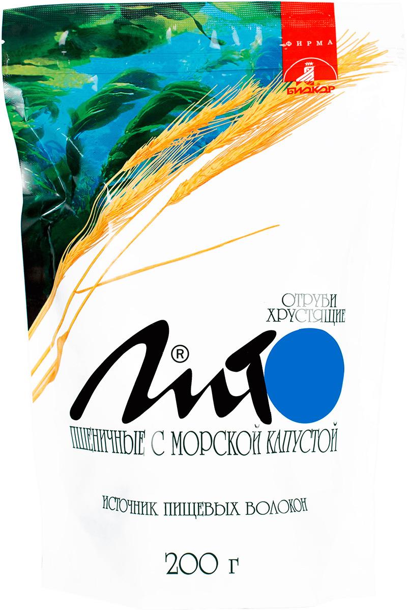 Отруби хруст.ЛИТО пшенич. морск.капуста 200г (Р) (ПТ)