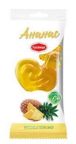 Петушок лед.карам.Ананас с вит.С 17г (Р) (ПТ)