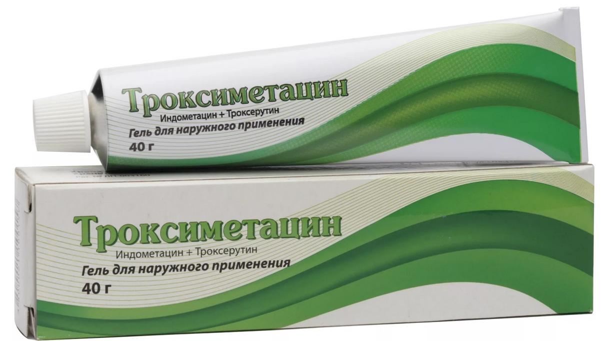 Троксиметацин гель д/нар.прим. 40г (Р)