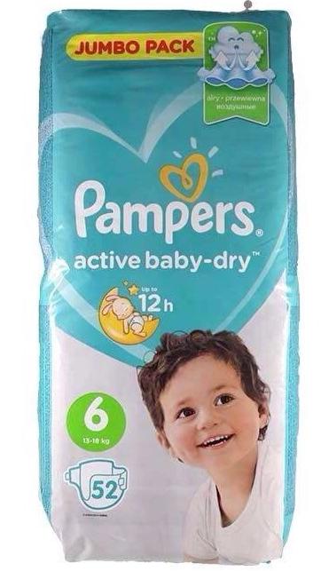 Подг.Pamp. ActBaby Dry 6 (13-18) N52 (Р)