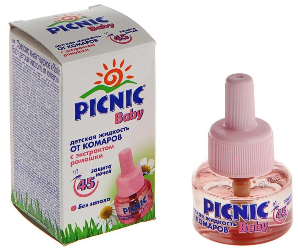 Picnic Baby Жидкость от комаров 45 ночей (с 2х лет)