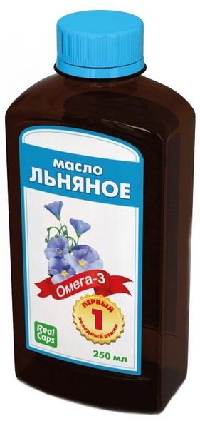 Масло льняное перв.холод.отжим 250мл (Р) (ПТ)