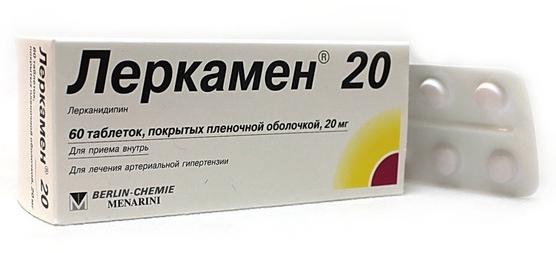 Леркамен 20 таб.п/о 20мг N60 (Р)