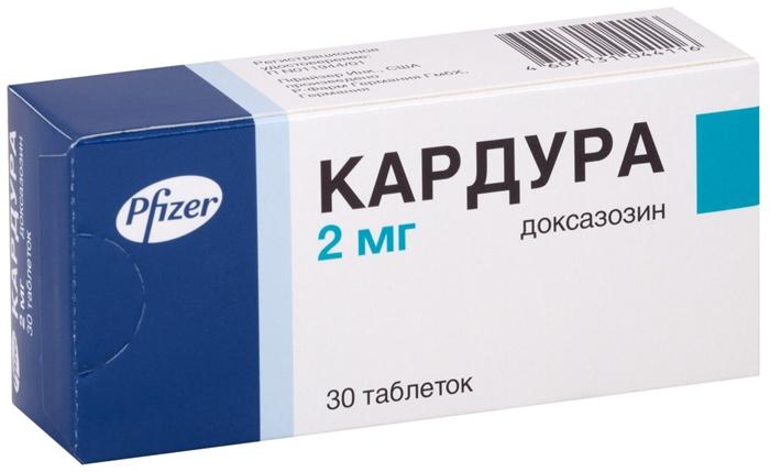 Кардура таб. 2мг N30 (Р)#