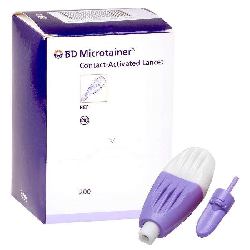 Ланцет BDMicrot (конт.-актив.) 30G/1.5мм N200 (сирен.) (Р)
