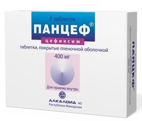 Панцеф таб. 400мг N7 (Р) (Цефиксим)