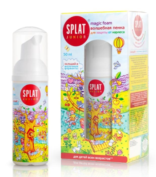 Пенка Splat Junior д/дет. Кальций/Мол.ферм.50мл (Р)