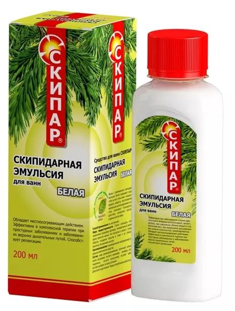 Скипар наб.терап. д/ванн 200мл (Белая скип.эмульс.) (Р)