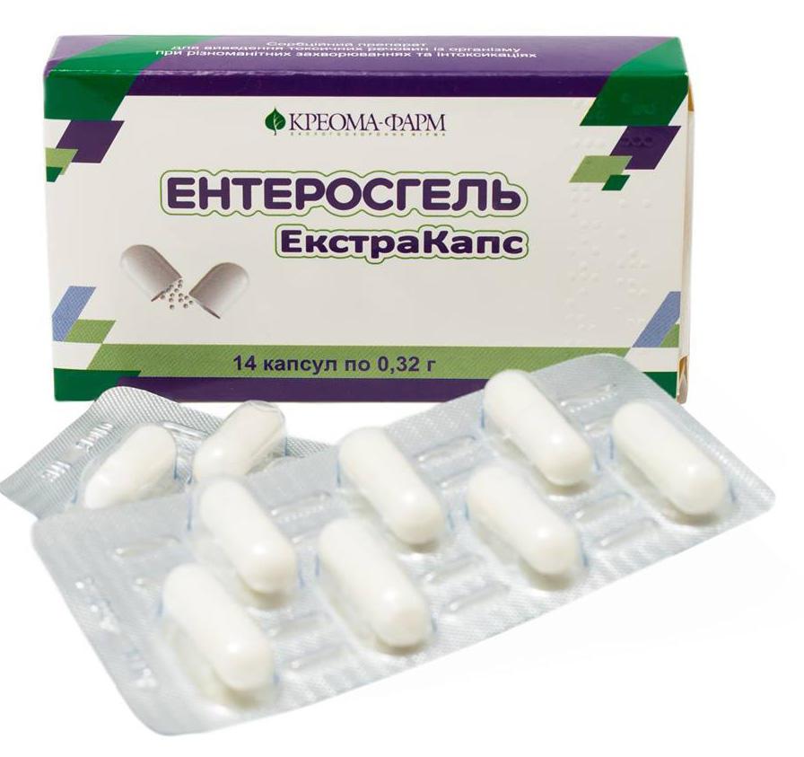 Энтеросгель Экстракапс капс. 0,32 г: 14 шт.