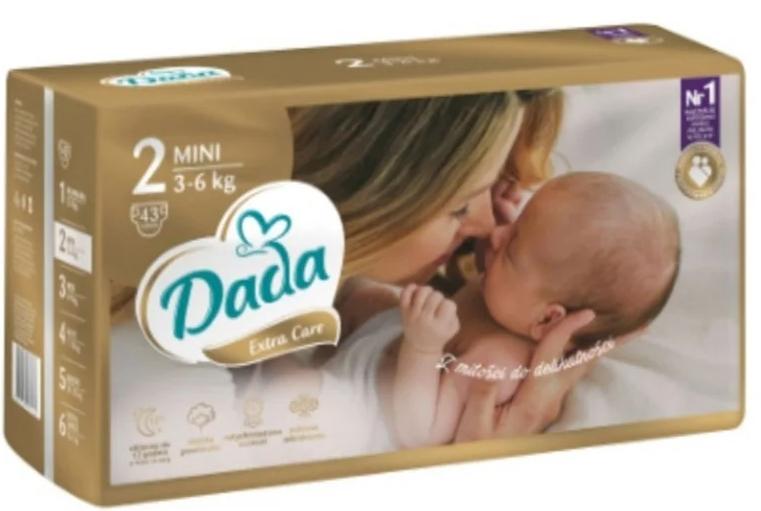 Подгузники Dada Extra Care Mini р.2 (3-6): 43 шт.