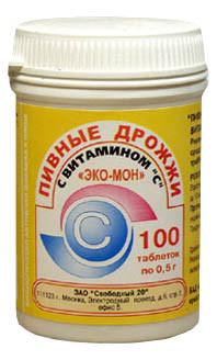 Дрожжи пивные Витамин С таб. №100