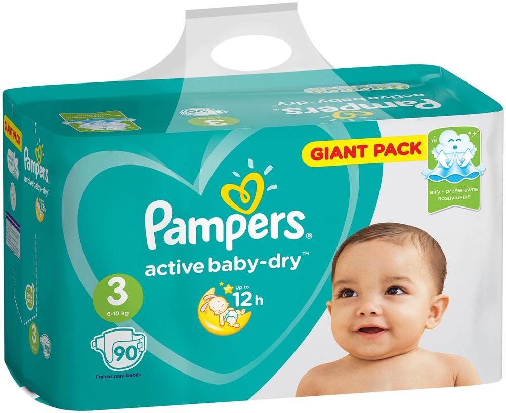 Подг.Pamp. ActBaby 3 (6-10) N90 (dry) (Р)