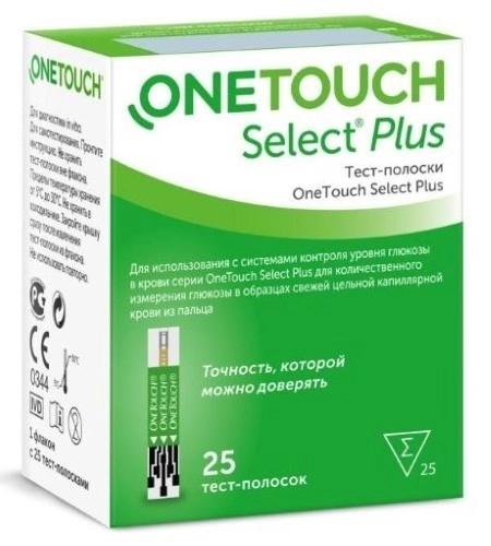 Тест-полоска One Touch Select Plus N25 (Р)