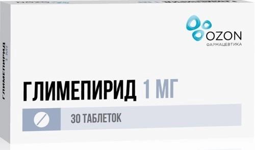 Глимепирид таб. 1мг N30 (Р) Озон