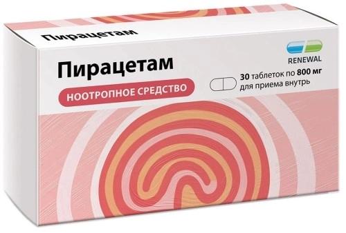 Пирацетам Реневал таб. 800мг N30 (Р)#