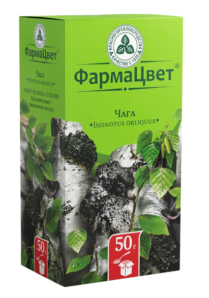 ЛРС Чага измельч. 50г пачка (Р)