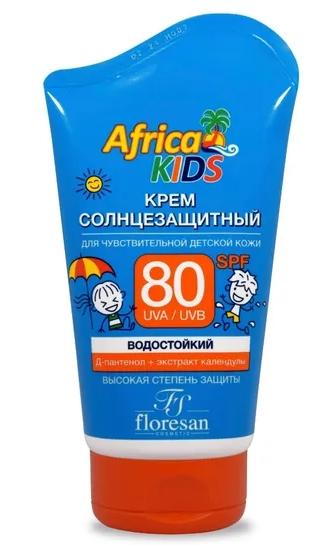 Лето!Крем с/защ.д/дет. SPF80 100мл Африка кидс (Ф404) (Р)