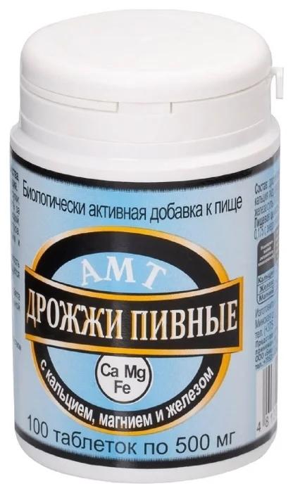 Дрожжи пивные-АМТ с кальц.+магн.+железо N100 (Р) (ПТ)