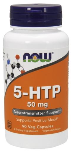 Нау Фудс L-5-гидрокситриптофан(5-НТР) капс.N90 (Р) (ПТ)