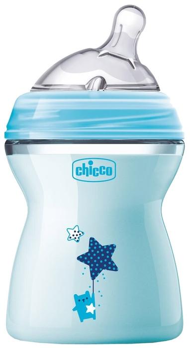 Chiccо Бутыл.NatFeel. 250мл сил.соск. 2+ (310205204)