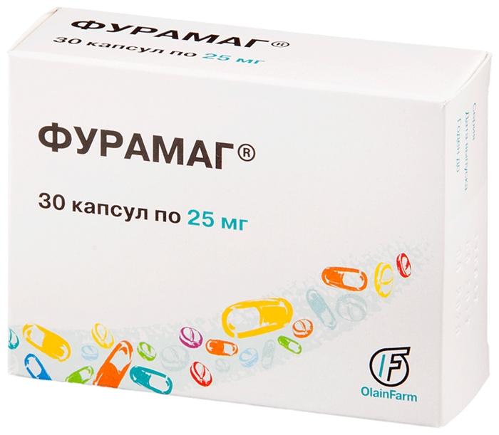 Фурамаг капс. 25мг N30 (Р)