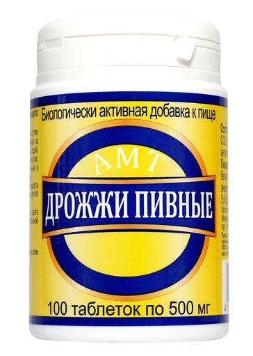Дрожжи пивные-АМТ с магнием N100 (Р) (ПТ)