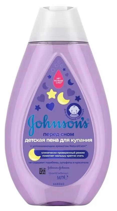 Дж.Бэби Пена д/купания 500мл Перед сном (Р)