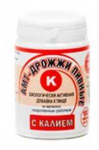 Дрожжи пивные-АМТ с калием N100 (Р) (ПТ)
