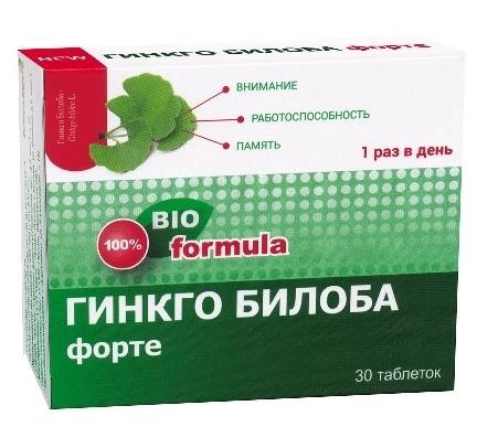 Гинкго Билоба форте таб. 460мг N30 (Р) (ПТ)