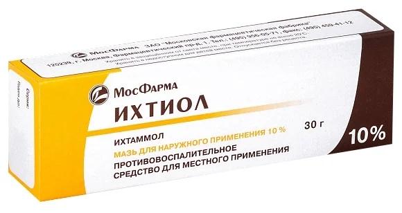 Мазь ихтиоловая 10% 30г туба (Р) (МФФ)