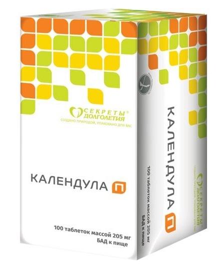 Календула П таб. N100 (Р) (ПТ)