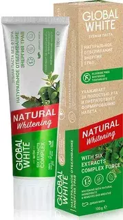 Зубная паста Global White Natural Whitening (натуральное отбеливание) 100 мл