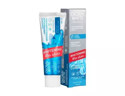 Зубная паста Global White Whitening Max Shine (Отбеливающая) 100 мл