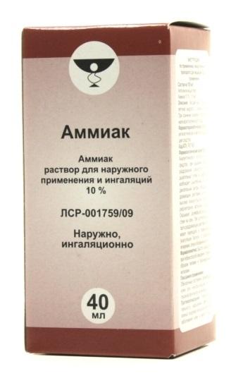 Аммиак раствор 10% 40мл