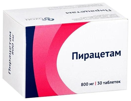Пирацетам таб.п/о 800мг N30 (Р) Озон#