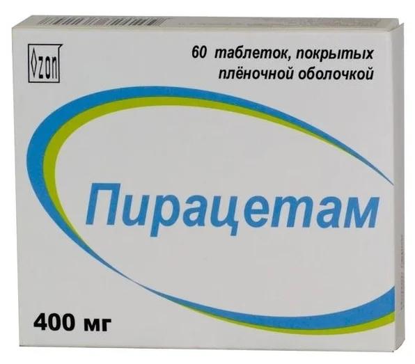 Пирацетам таб.п/о 400мг N60 (Р) Озон#