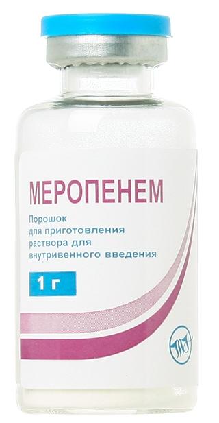 Меропенем пор. д/приг.р-ра 1г N1 (Р)#