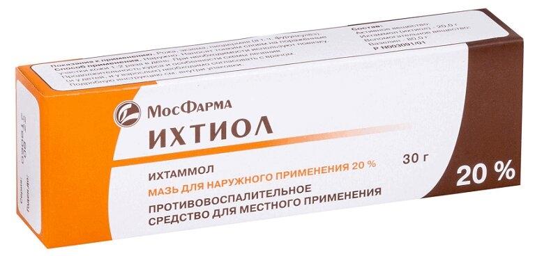 Мазь ихтиоловая 20% 30г туба (Р) (МФФ)