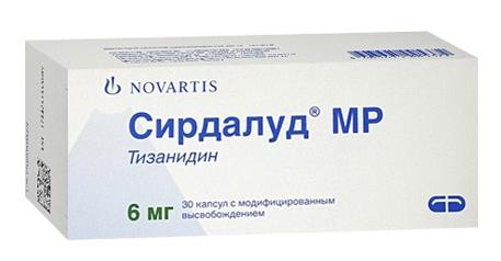 Сирдалуд МР капс. 6мг N30 (Р)#