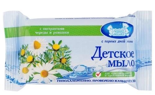 НашаМама Мыло дет. экстр.ромашки и череды 90г (Р)