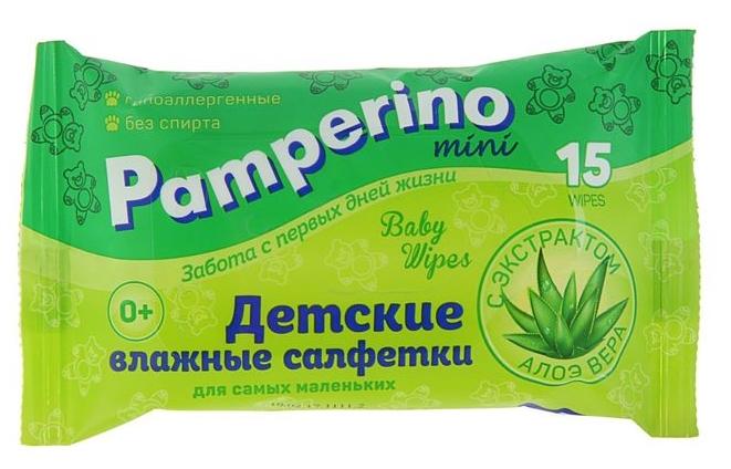 Салфетка вл. дет. Pamperino Mini N15 (Р)