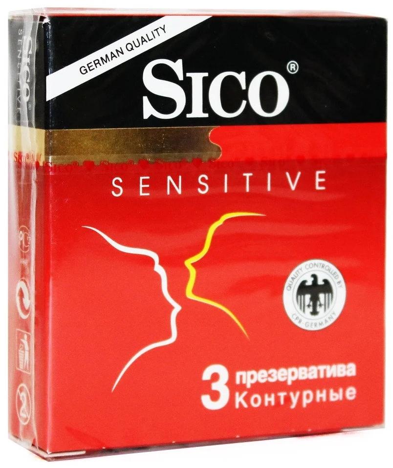 Презерв.Sico Sensitive Контурные N3