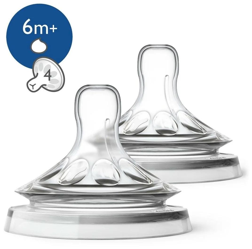 AVENT Соска Natural сил.д/густ.жидк. N2 (6м+) (SCF046/27) (Р)