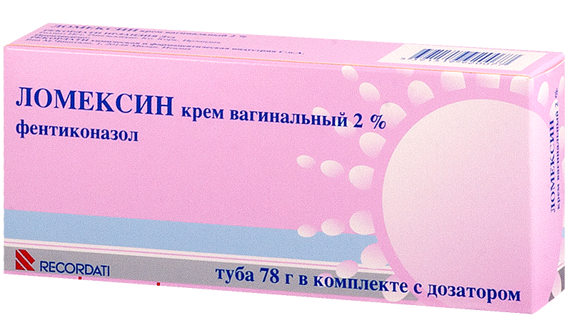 Ломексин крем ваг. 2% 78г (Р)