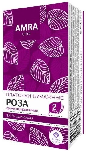 Платочки бум. Amra аром. розы N10х10 (Р)