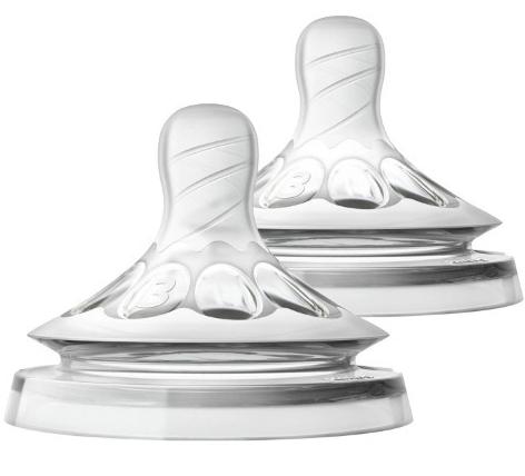 AVENT Соска Natural сил.медл.поток N2 (3м+) (SCY964/02) (Р)