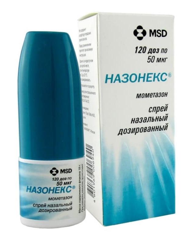 Назонекс спрей наз. 50мкг/доз 120доз (Р)