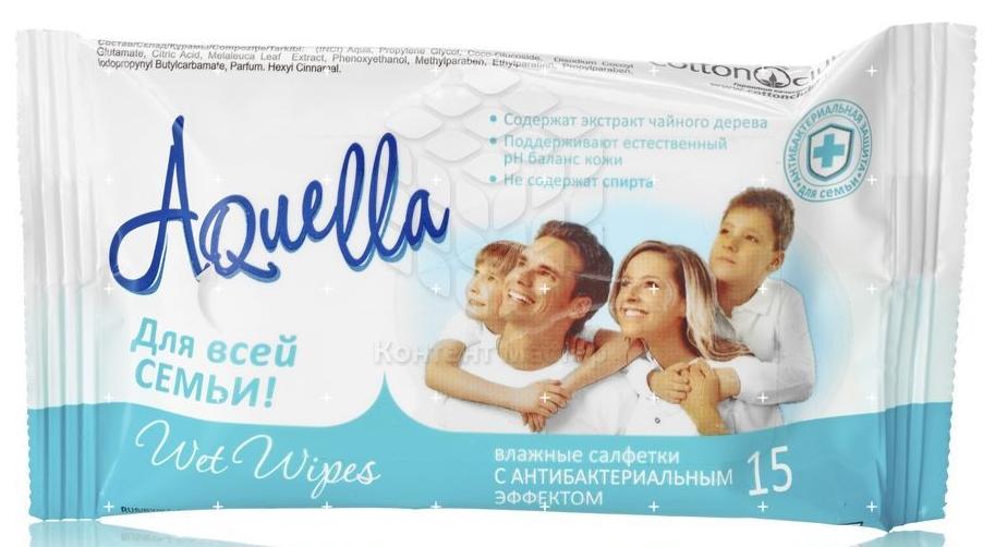 Салфетка влажная Aquella Для всей семьи №15
